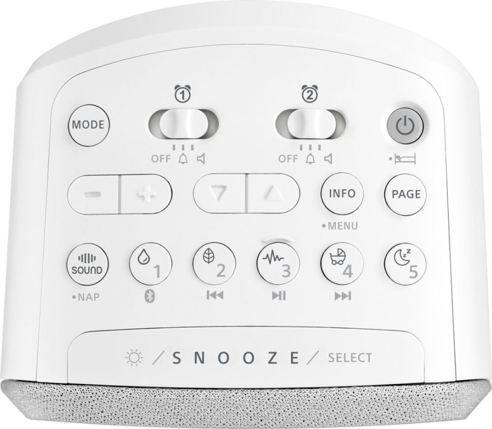  Klokkeradio Sangean DCR 83 hvit, innsovningslyder