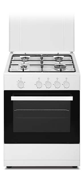 Gasskomfyr Chef 50 cm Hvit