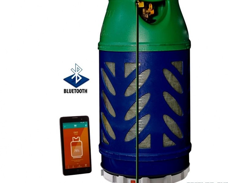 Elektronisk propanvekt W8 m/bluetooth