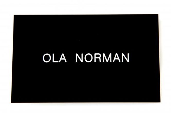 Hovedbilde Postkasseskilt 120x50mm