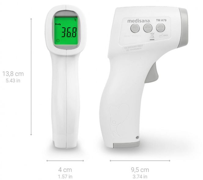 Hovedbilde Termometer IR, Medisana TM A79, Kropp/panne