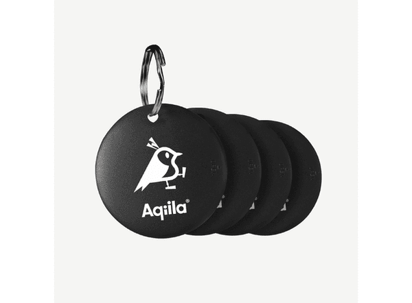 Hovedbilde Aqiila Tagbird Sporingsbrikke 4 pk,Nøkkelring - ...