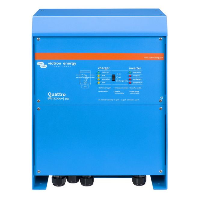 Hovedbilde VICTRON Quattro 12/5000/220-100/100 Kombinert ...