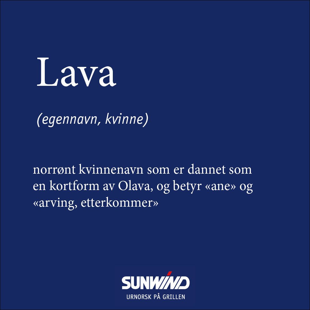 Båltønne Lava