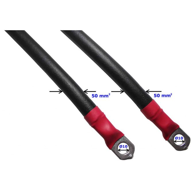 Hovedbilde Batterikabelsett 50mm2 - 0,5m