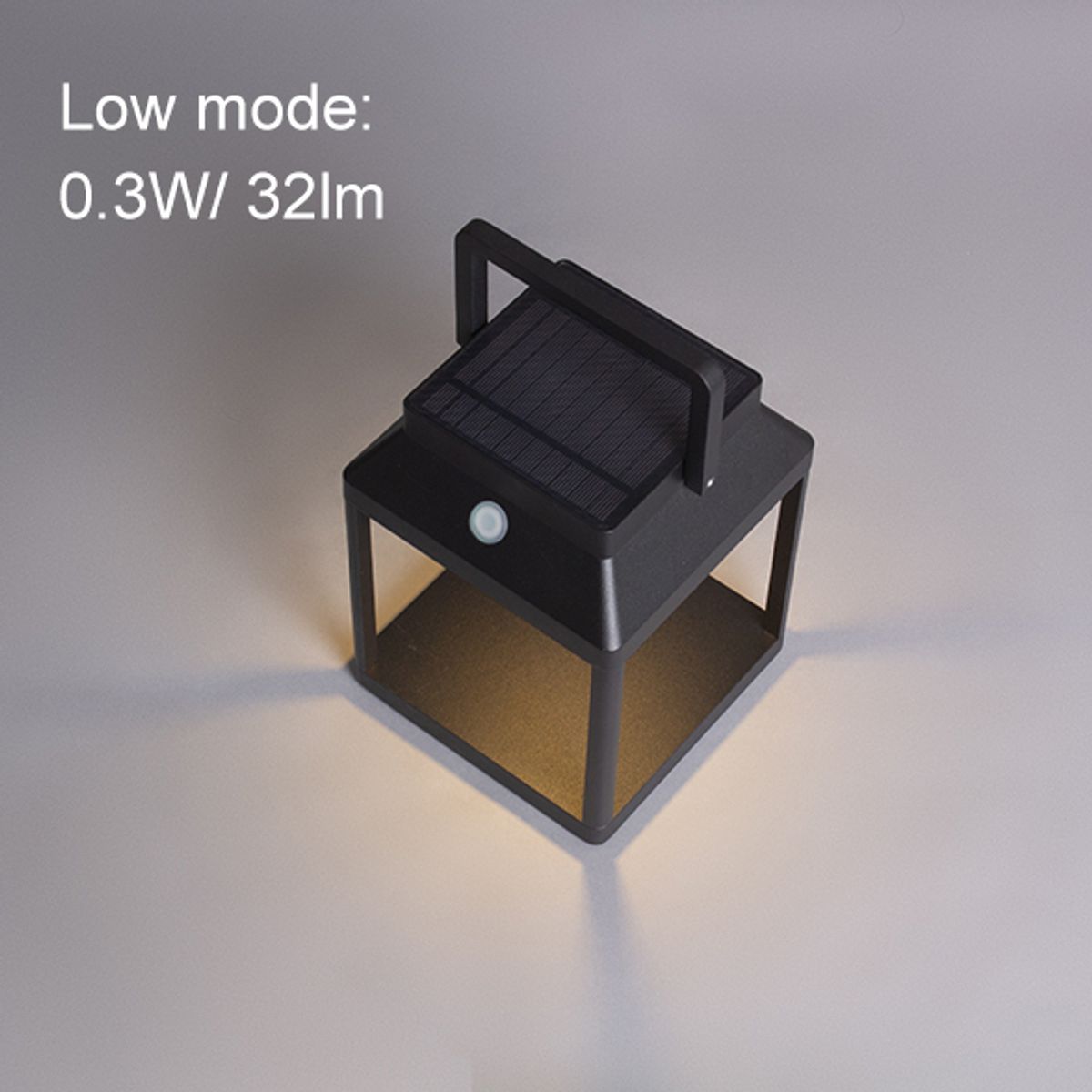 Solcelledrevet utelykt Solar square