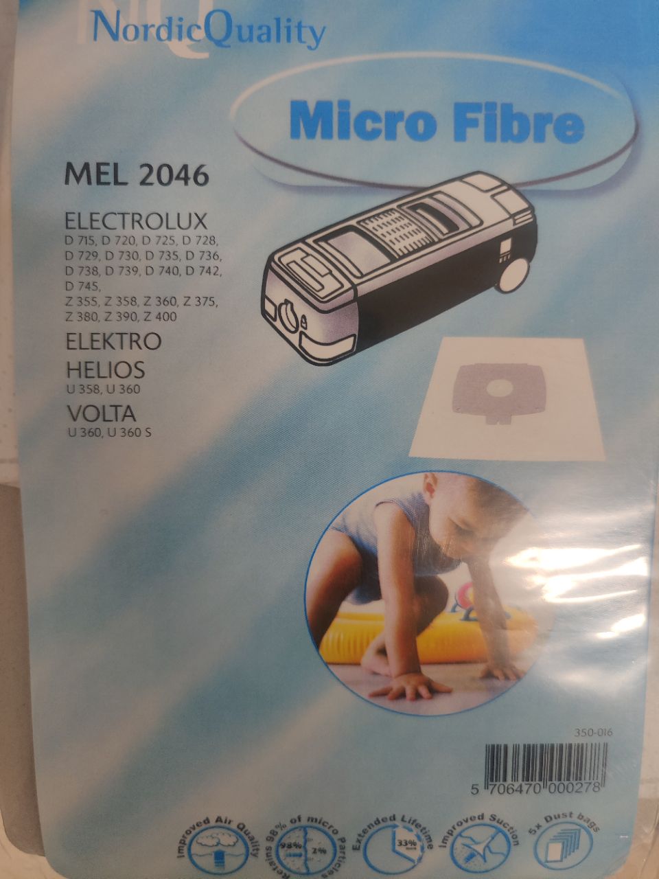 Støvsugerposer MEL2052