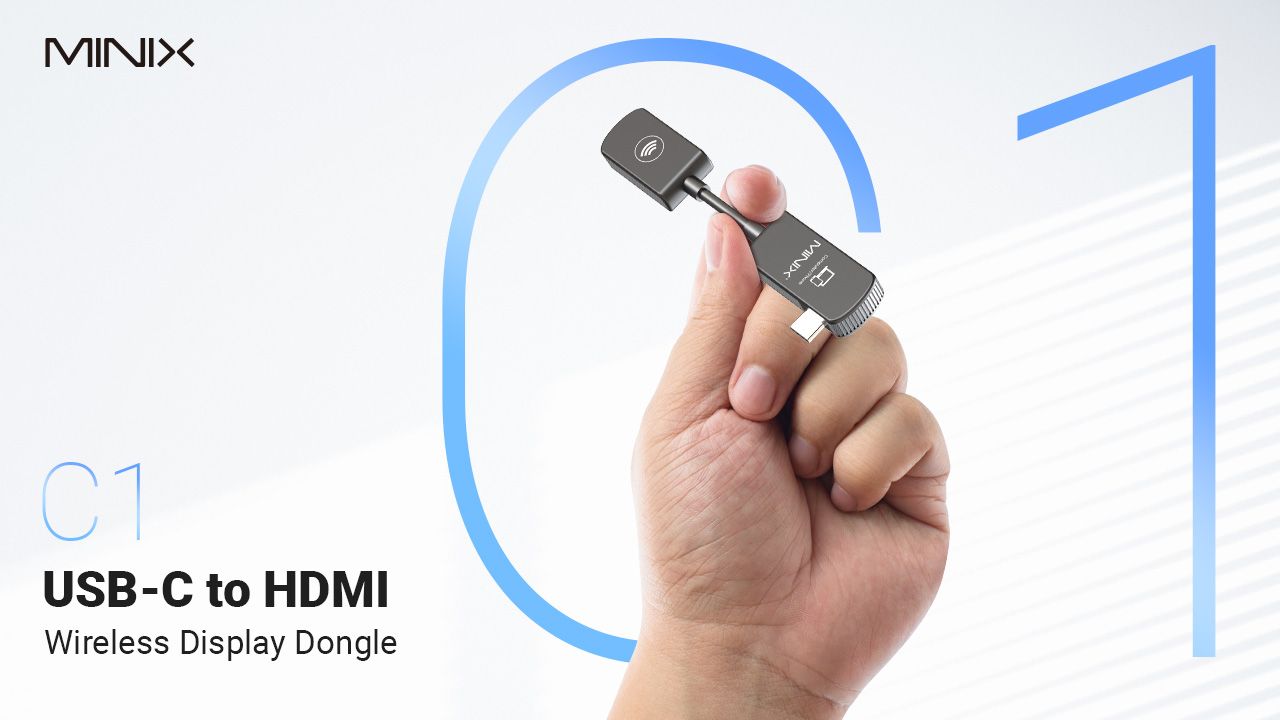  Trådløs kabelsett USB-C Minix for C-Porter