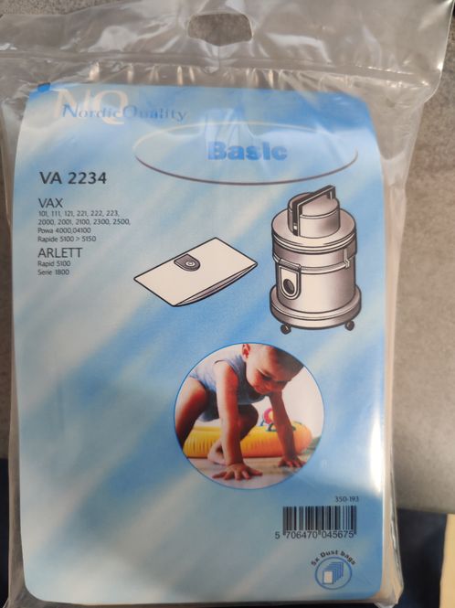 Hovedbilde Støvsugerposer VA2234