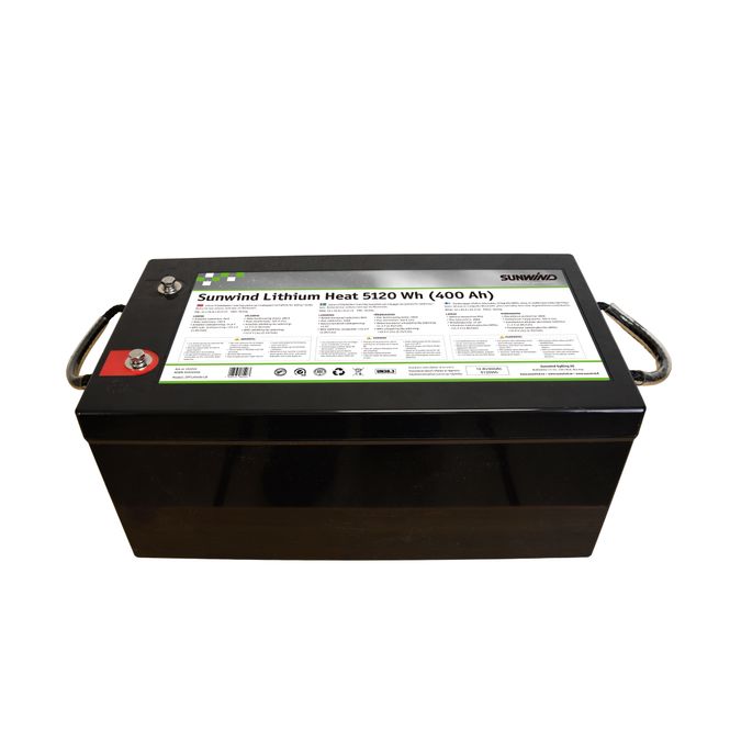 Hovedbilde Batteri Sunwind Lithium Heat 400At / 5120 Wt