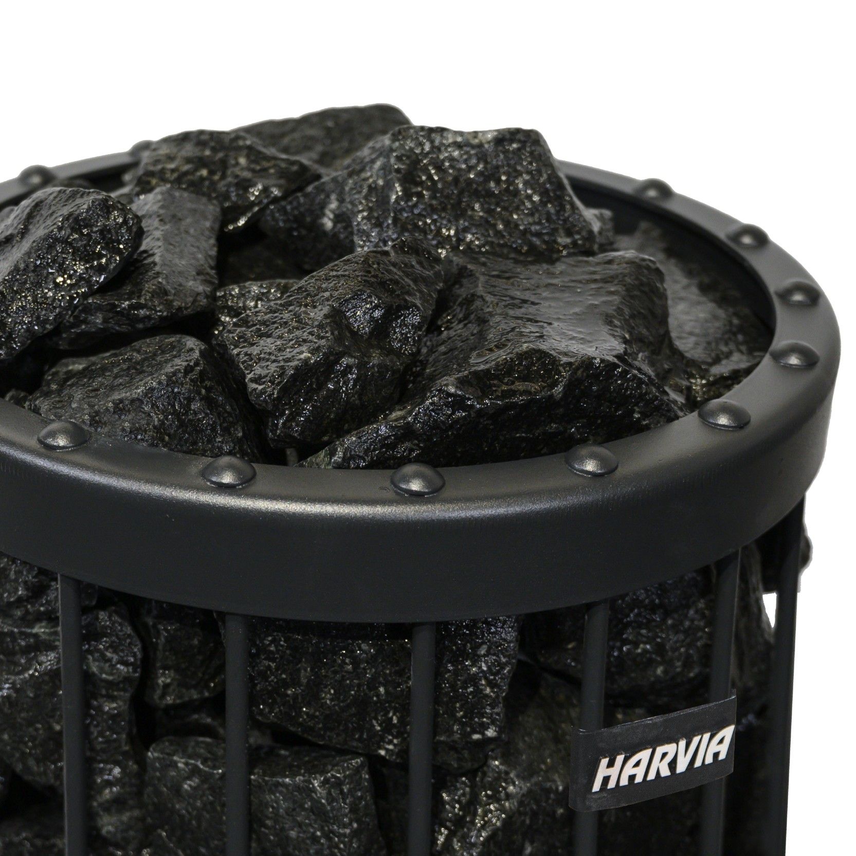 Badstustein Vulcanite black små