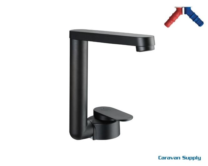 Hovedbilde Blandebatteri Twister Chrome Black