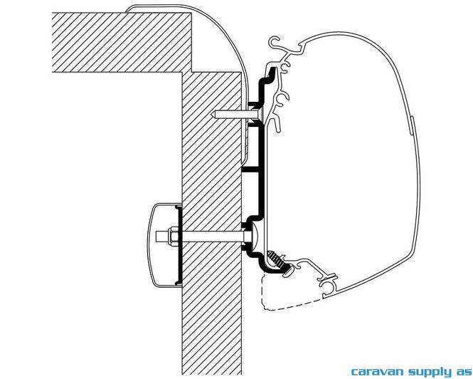 Hovedbilde Feste Omnistor 5/8-serie Frankia 500cm