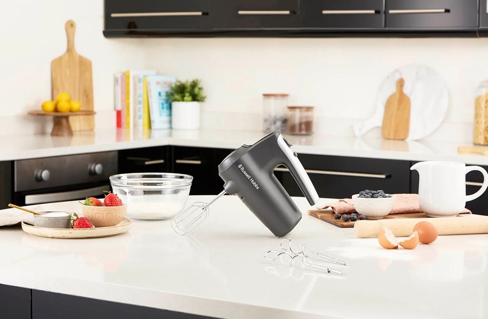 Håndmikser Russell Hobbs matt grå