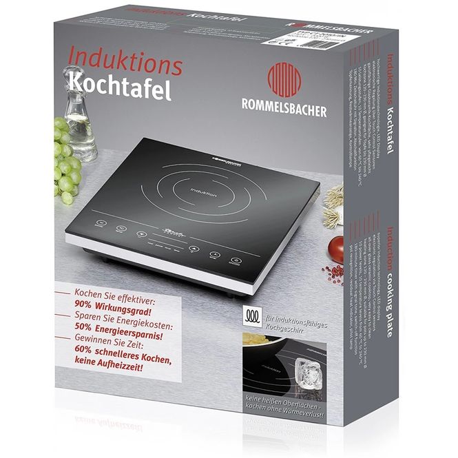 Hovedbilde Induksjonskokeplate Rommelsbacher 2000 W enkel CT