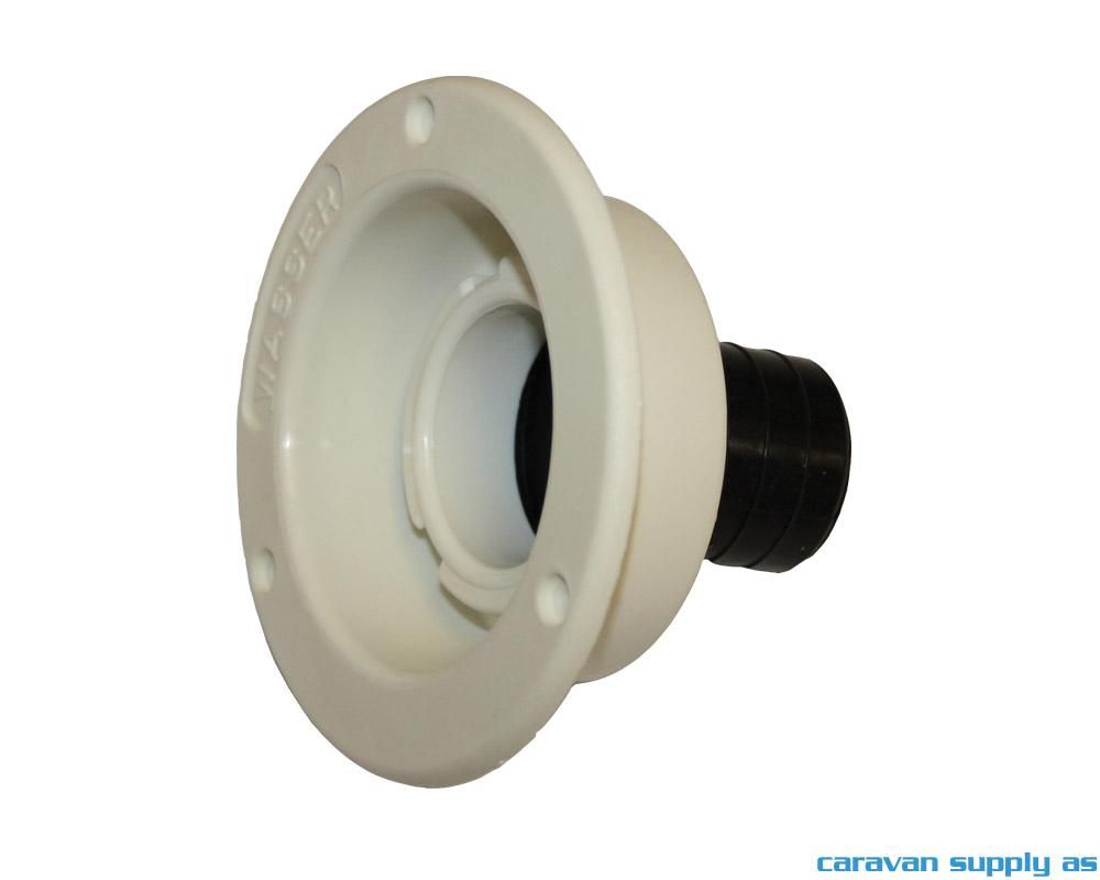 Vannpåfylling u/skrulokk 10x10cm H05 hvit