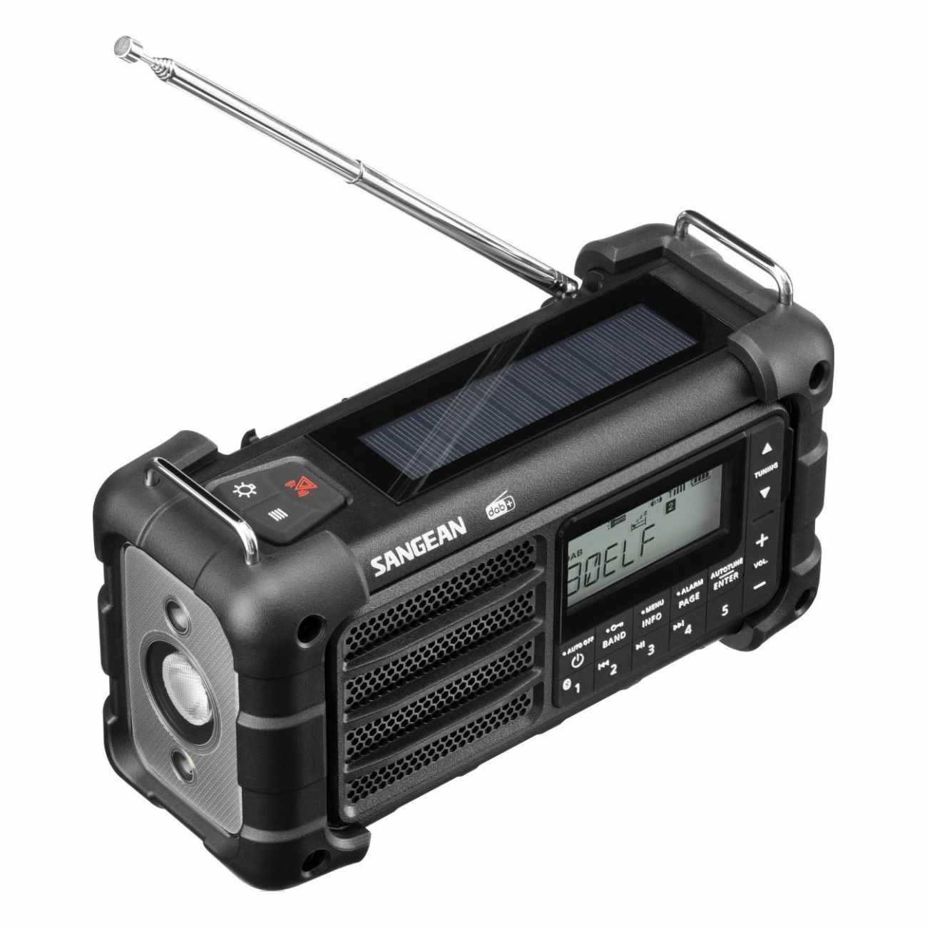  DAB solcelleradio Sangean MMR-99 Svart, Blåtann