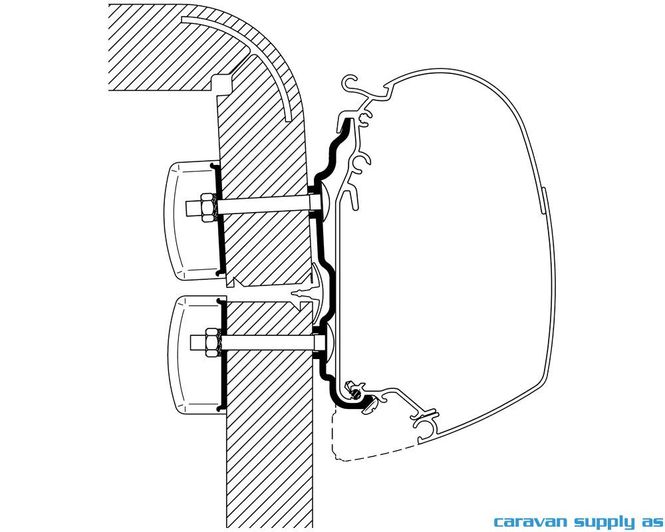 Hovedbilde Feste Omnistor 5/8-serie Hymer 2016 400cm