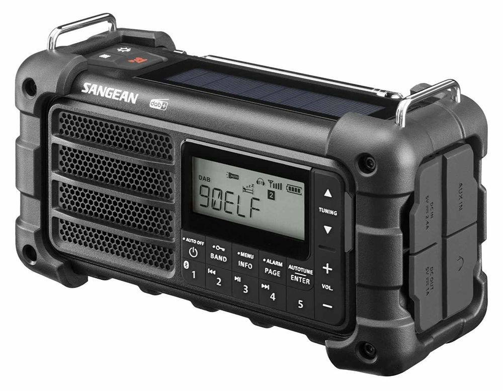  DAB solcelleradio Sangean MMR-99 Svart, Blåtann