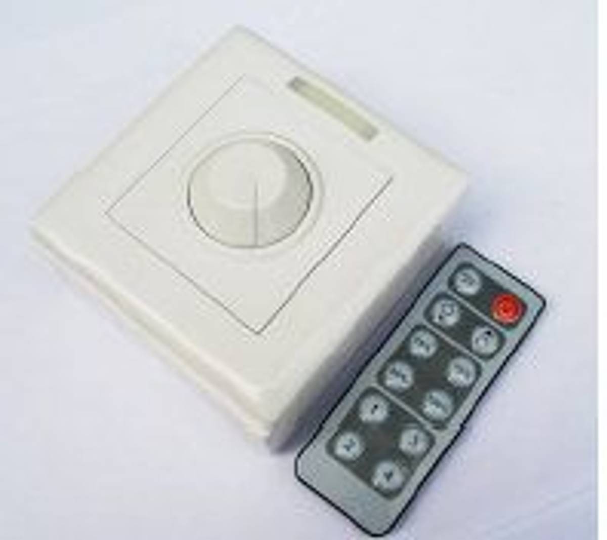 12/24V Led dimmer m/vribryter og fjernkontroll Hytte & Fritidsbutikken AS Solbua.no