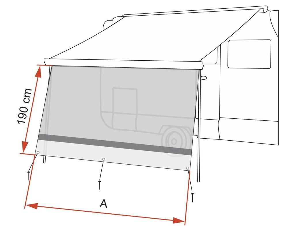 Frontpanel Sun View XL 260 cm